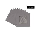 thumbnail image 2 of Charcoal Acid Free 20x20 Picture Frame Mats with White Core Bevel Cut for 12x12 Pictures - Fits, 2 of 4