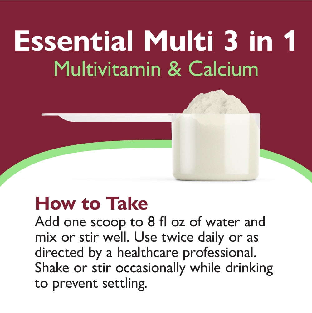 Celebrate Vitamins 3-in-1 Bariatric Multivitamin with Calcium Citrate Drink Mix, Citrus Splash, 60 servings