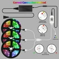 thumbnail image 2 of Yi Lighting LED, 49.2ft Smart RGB Strip Lights, Music-Synced Color Changing with Remote, App Control for Bedroom Home Kitchen Bar, 2 of 7