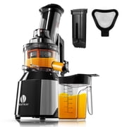 VENTRAY 809 Big Feeding Mouth, Large Chute, Masticating Juicer Black