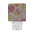 thumbnail image 5 of Yayeee LED Night Light for The Home Plug in With Light Sensors 2 Pack, Pink Floral Orange, 5 of 6