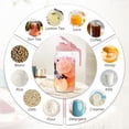 thumbnail image 3 of Breast Milk Pitcher 32oz Mason Jar with Wide Mouth and Handle-Pink Glass Pitcher with Flip Cap Lid and Pour Spout Airtight Seal for Cold Beverages, 3 of 7