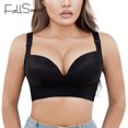 thumbnail image 2 of Plus Size Bras for Women Hide Back Fat Underwear Shpaer Incorporated Full Back Coverage Deep Cup Sexy Push Up Bra Lingerie, 2 of 6