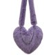thumbnail image 2 of Bolso de hombro peludo para mujer, bolso informal con forma de corazón de amor, bolso elegante para chica con cadena suave, 2 of 7