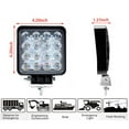 LED Work Lights for STF9 Truck, 4 Inch LED Light Pods 48W Square Work