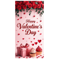 thumbnail image 1 of Valentine's Day Party Decoration Backdrop with Red Roses and Gift Box Background Hearts Banner Holiday Event Background Photo Props Romance, 1 of 4