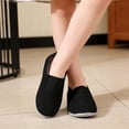 thumbnail image 7 of Girls Ballet Gymnastics Dance Shoes Breathable Casual Sandals For Toddlers Kids Flexible Sole Lightweight, 6-7 Years, Black, 7 of 7