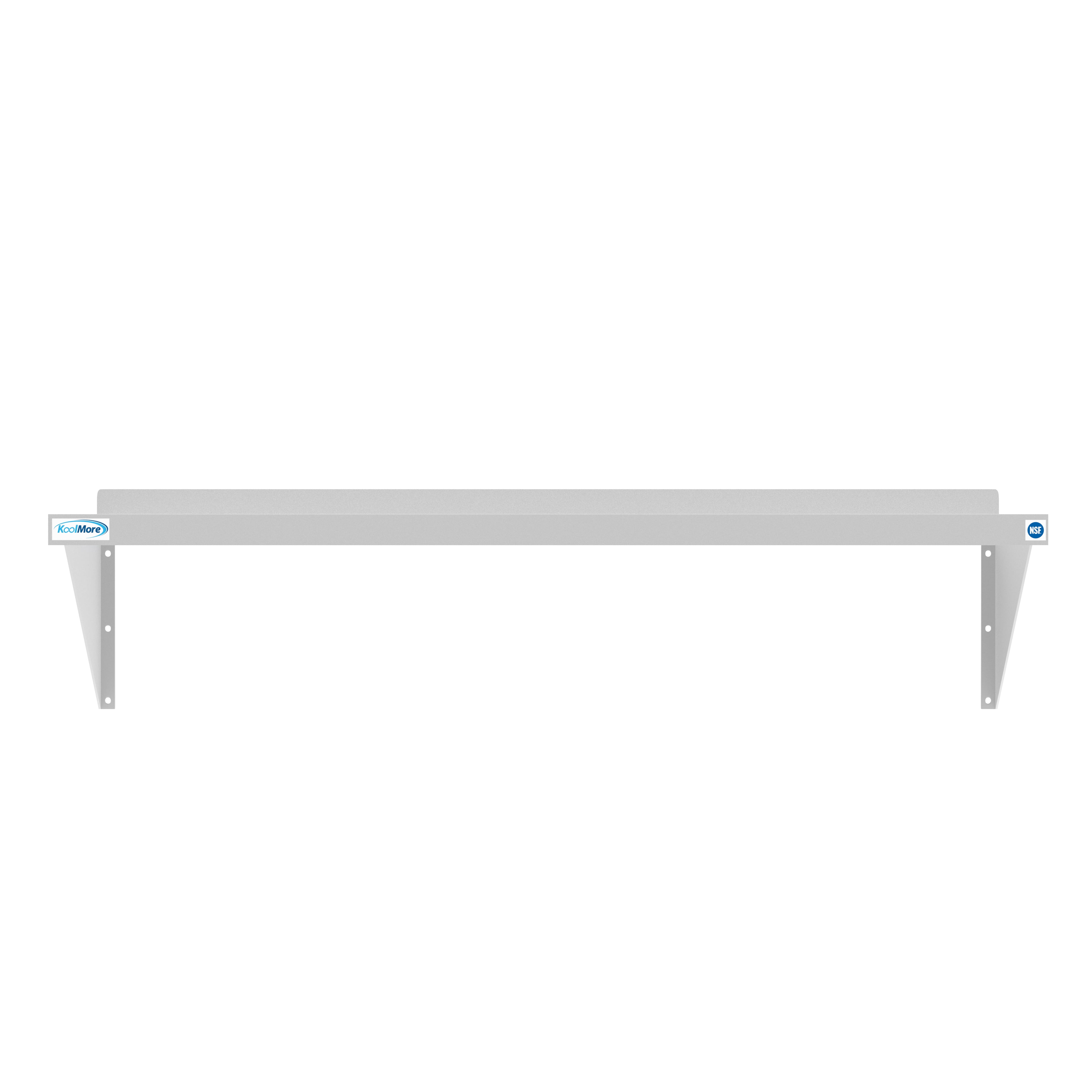 KoolMore 12" x 48" 18-Gauge Stainless-Steel Heavy Duty Wall Shelf.
