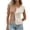Khaki, variant on Stichou Women's Sweater Vest Tops Color Block Button Down 2026 Spring Summer Sleeveless Cardigan Crew Neck Knitted Shirt Blue S