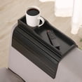 thumbnail image 1 of Soporte para sofá, portavasos GEHE, de bambú natural, con reposabrazos, 1 of 9