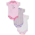 thumbnail image 2 of Luvable Friends Baby Girl Bodysuits, 3-Pack, 2 of 2