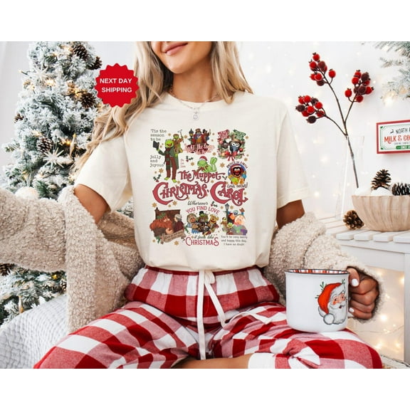The Muppet Carol Shirt, Kermit Movie Tee, Retro T-Shirt, Festive Muppets Sweatshirt, Family All Size S-5Xl