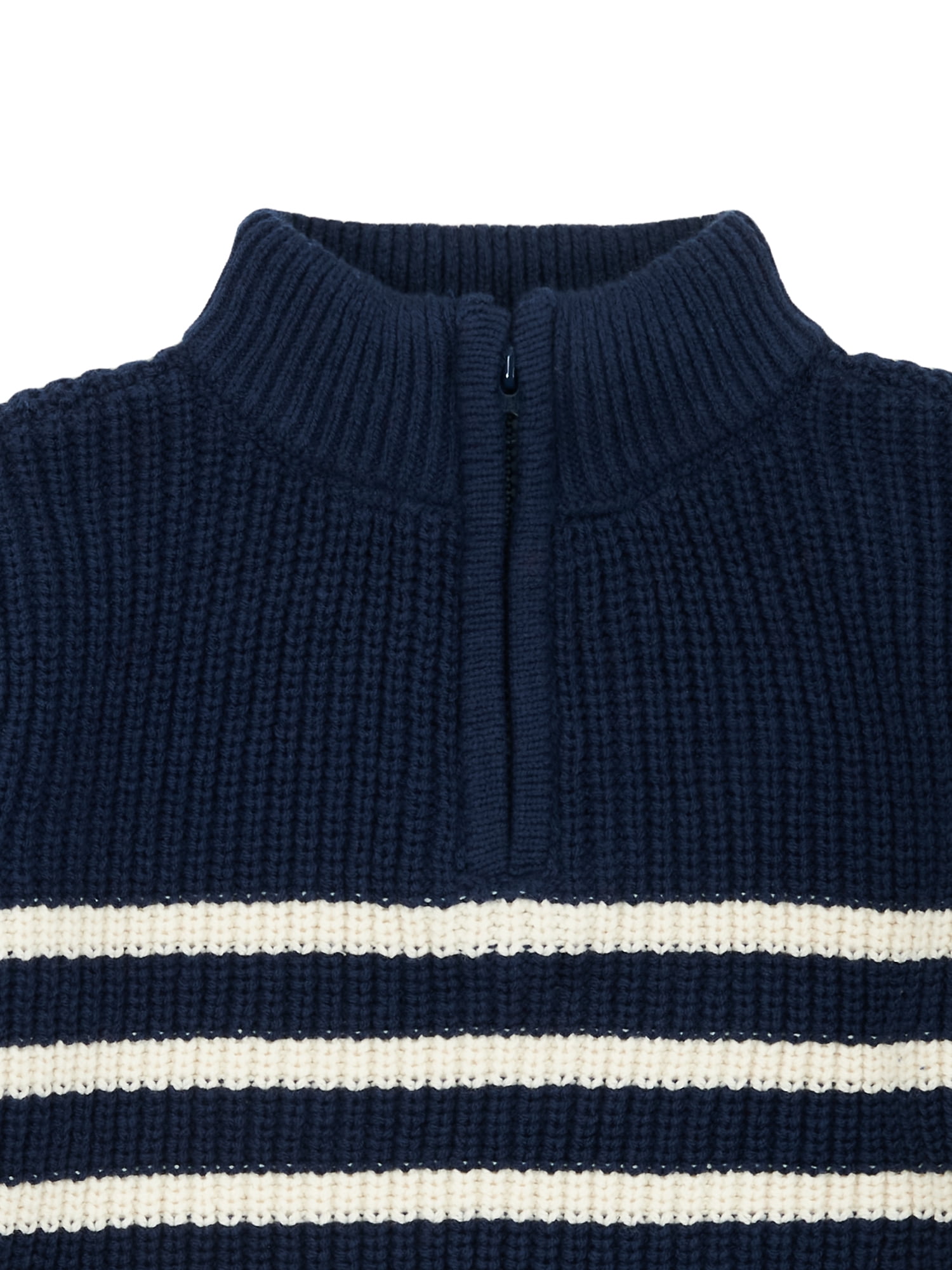 Wonder Nation Toddler Boys Quarter Zip Sweater, Sizes 12M-5T