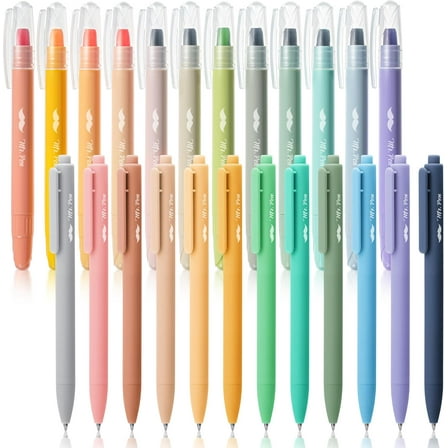 Mr. Pen- Bible Highlighters and Pens, 24 Pack, Gel Highlighters, Serene Colors Bible Highlighters No Bleed, Colored Gel Pens