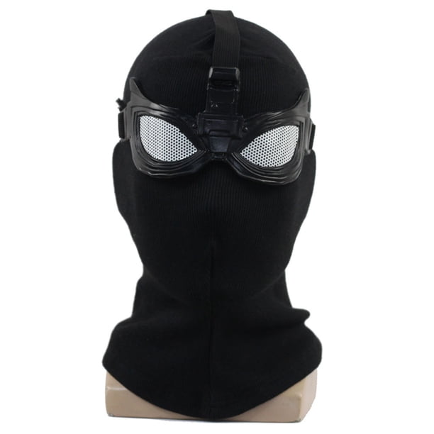 Máscara de araña, máscara de capucha de cara completa, traje de gafas, accesorios de Cosplay elegantes