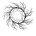 thumbnail image 2 of YIMWNYI Halloween Wreath for Front Door, Spooky Decoration, Artificial Indoor Outdoor Decor, Halloween Party Centerpiece, Twinkling Lights, Unique Design Wreath, 2 of 6