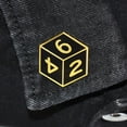 thumbnail image 6 of D6 Six-Sided Die Hard Enamel Lapel Pin, 6 of 10