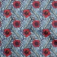 thumbnail image 1 of oneOone Velvet Red Fabric Tropical Sewing Fabric By The Yard Printed Diy Clothing Sewing Supplies 58 Inch Wide, 1 of 7