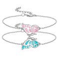 thumbnail image 1 of Pulseras de mariposa a juego de 2 piezas, adecuadas para amigos, amigos, 1 of 5