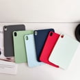 thumbnail image 7 of Decase for iPad Mini (A17 Pro, 2024 Model, 7th Generation) / Mini 6 (2021 Model, 6th Generation),Soft Skin Silicone Side Corner Protective Cover for 8.3" iPad Air 7th&6th Generation Tablet,Darkblue, 7 of 7