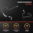 thumbnail image 2 of A-Premium Power Steering Pressure Hose Line Assembly Compatible with Lexus RX300 1999-2003, 3.0L Petrol, with Aluminum Foil Sheath & O-ring, Pump to Rack/Gear, 2 of 8