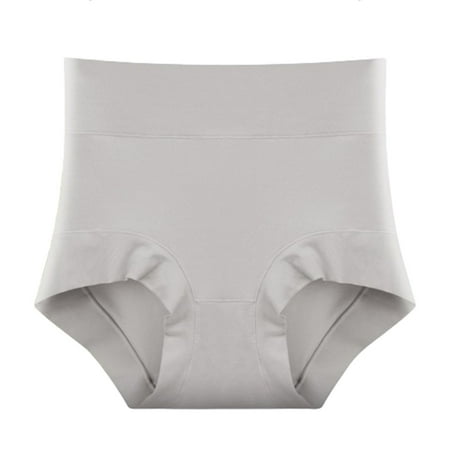 Diufon Women High Waisted Underwear Plus Size Cotton Full Coverage Belly Hide Panties Breathable Soft Stretch Briefs