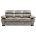 thumbnail image 2 of Glory Furniture Marta Faux Leather Sofa in Gray, 2 of 4