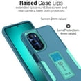 thumbnail image 5 of CoverON For Motorola Moto G Stylus 2022 Phone Case, Military Grade Heavy Duty Full Body Kickstand Cover, Turquoise, 5 of 9