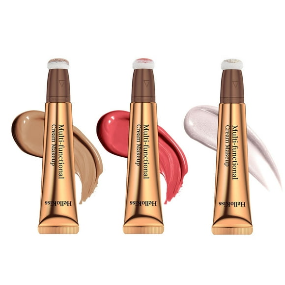 Mareep Highlighters Stick Highlighter Makeup Liquid Gel Highlighter Liquid Highlighter StickHighlighter Makeup & Blush Stick. Cream Blush & Highlighter Makeup In Double Ended Stick