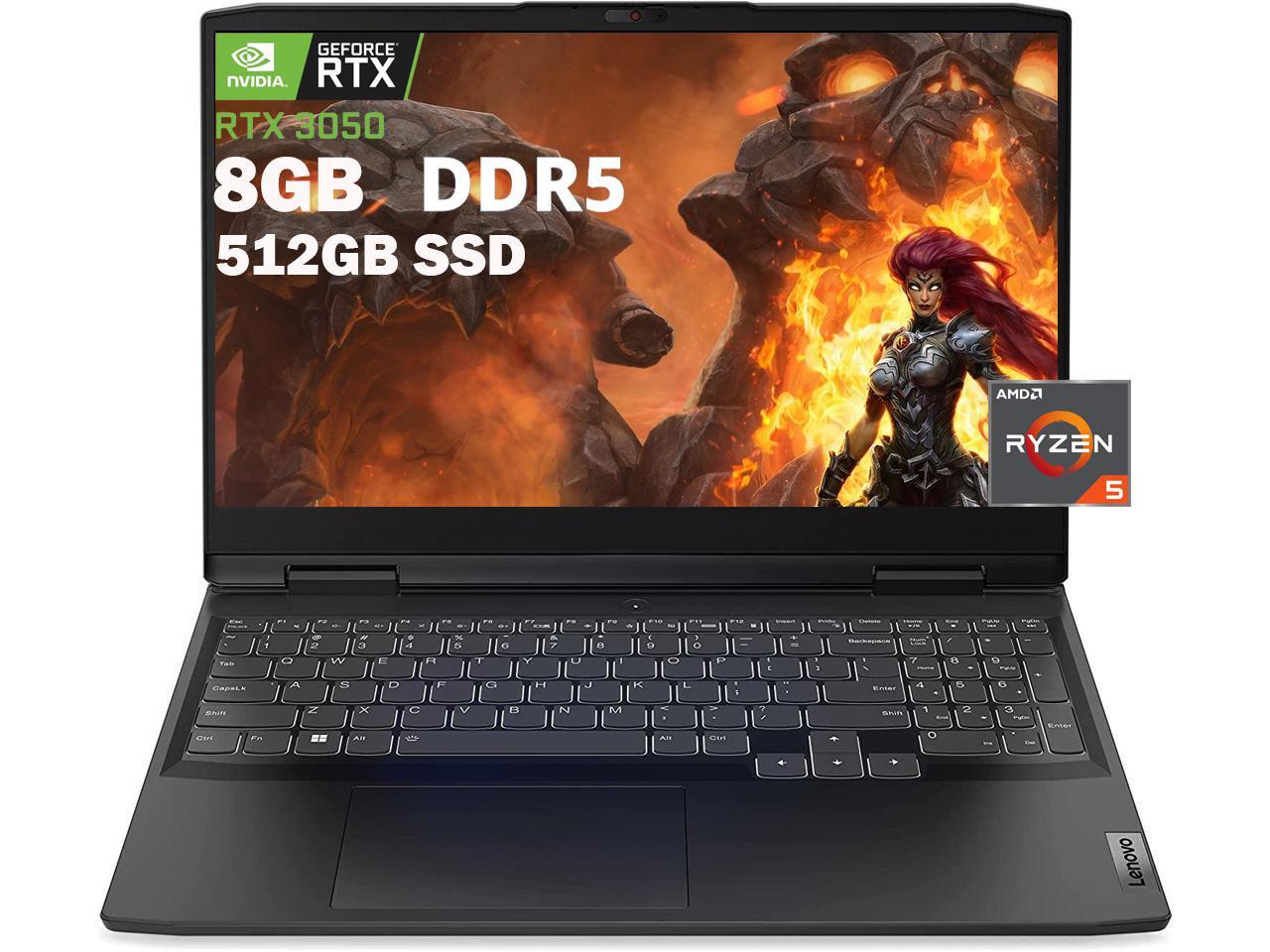 Lenovo IdeaPad 3 Gaming Laptop, 15.6 Inch FHD 120Hz Display, NVIDIA