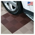 thumbnail image 3 of B2US5230 Deck and Patio Flooring Interlocking Tiles Perforated Pack, Brown, 30-Pack, 3 of 3