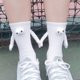 thumbnail image 3 of 2 Pairs Funny Magnetic Suction 3d Doll Couple Socks,magnetic Couple Holding Hands Sock Tiktok Gifts For Women Men, 3 of 4