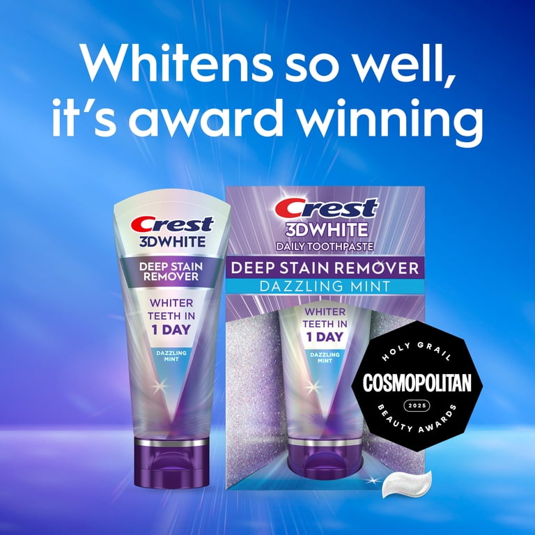 Crest Toothpaste, 3DWhite Brilliance Deep Stain Remover Dazzling