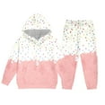 thumbnail image 7 of Tiijoy Big Girls Outfits Cute Ice Cream Print Hoodie Jogger Pants Set, Sizes 8-9, 7 of 7