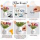 thumbnail image 3 of 12 hojas de transferencias de invierno para manualidades, pegatinas de acuarela de animales del bosque, estilo artístico, calcomanías de PVC para frotar., 3 of 9