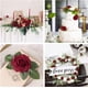 thumbnail image 5 of Flores artificiales N&T NIETING Espuma rosa de color rojo oscuro x25, 5 of 8