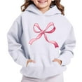 thumbnail image 6 of Miluxas Bow Graphic Hoodies for Teen Boys Girls Long Sleeve Hooded Sweatshirts Oversized Outfits, 6 of 6