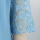 thumbnail image 4 of Vestido floral bordado para mujer talla grande - Manga 3/4, gasa, corte A, elegante para bodas/cócteles, 4 of 8