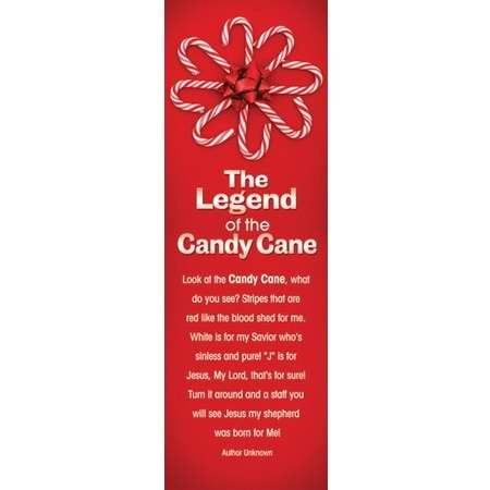 Bookmark-Legend Of The Candy Cane (Pack Of 25) - Walmart.com