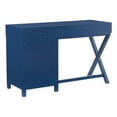 thumbnail image 6 of Pemberly Row 4 Drawers Modern Wood Side Storage Desk in Navy Blue, 6 of 28