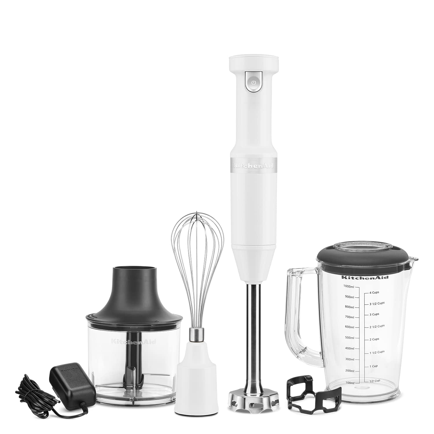 KitchenAid Cordless Variable Speed Hand Blender with Chopper and Whisk