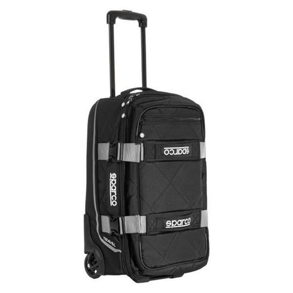 Sparco 016438NRSI Black & Silver Travel Bag