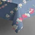 thumbnail image 5 of Pioneer Flower Floral Print Pattern Square Tablecloth,Waterproof Square Table Cover,Wipeable Spillproof Washable Table Cover for Home Kitchen Party Decor 42"X42"(107x107cm), 5 of 6
