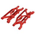 thumbnail image 3 of 2024RC Brazo oscilante inferior trasero Brazo de suspensión inferior trasero de metal profesional para coche RC ARRMA 1/7 1/8 Rojo, 3 of 5