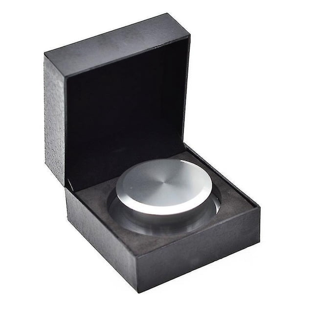 Estabilizador de la placa del disco giratorio, clip estabilizador de placa de aluminio duradero (plata) n