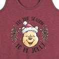 thumbnail image 3 of Disney Winnie The Pooh - Tis The Season To Be Jolly Christmas - Women's Racerback Tank Top, 3 of 5