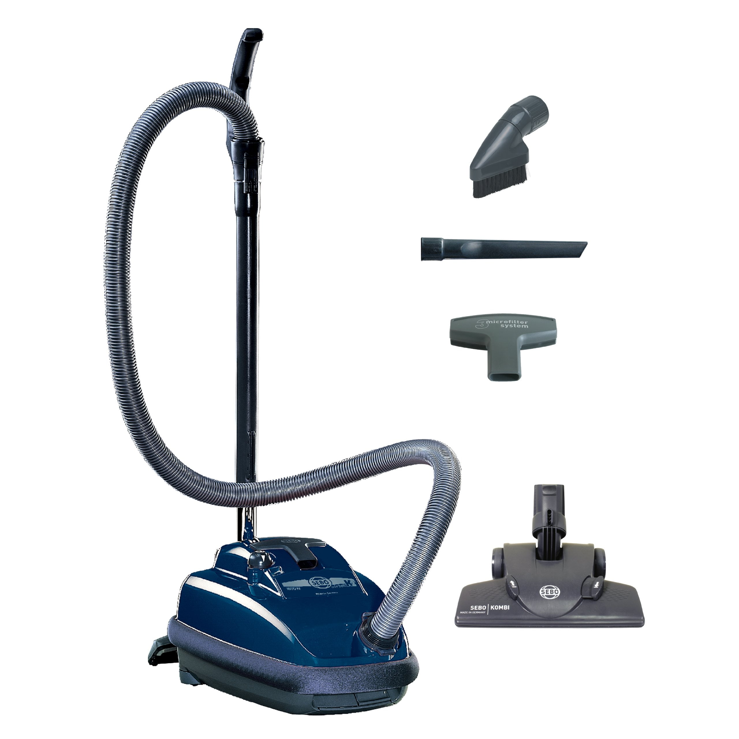 Sebo Vacuums 9679AM Airbelt K2 Kombi Canister Vacuum, Dark Blue