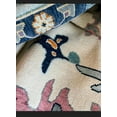 thumbnail image 2 of Oushak Rug Colorful Hand Knotted Wool Turkish Blue Handmade Oriental Modern Carpet Pet Friendly Non Slip Rug, 2 of 4