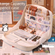 thumbnail image 1 of Estuche para lápices de gran capacidad para estudiantes, bolsa de almacenamiento clasificada con compartimentos para cosméticos, bolsa de almacenamiento, 1 of 5