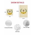 thumbnail image 7 of Bees Kitchen Dish Towels for Drying Dishes Set of 3, Sunflowers Summer Watercolor Floral Leaf Palnt Honey Waffle Weave Microfiber Hand Tea Bathroom Towels Quick Dry & Absorbent Towel 12x12, 7 of 7